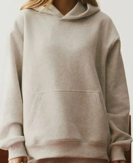 Parke Boston Graphic Grey Fleece Pullover Hoodie