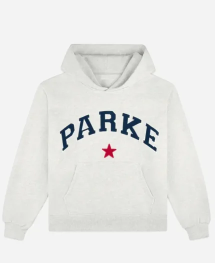 Parke Star Varsity Heater Grey Hoodie