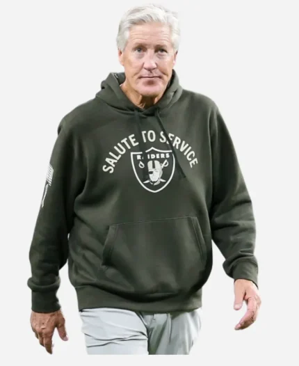 Pete Carroll Raiders Salute to Service Hoodie
