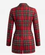 Plaid Christmas Check Blazer