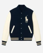 Polo Equestrian Rider Varsity Jacket