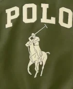 Polo Ralph Lauren Equestrian Rider Embroidery Vintage Leather Bomber jacket