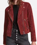 Rachel Hilson Love Victor S03 Suede Jacket