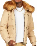 Rockstar Langston Puffer Jacket - Beige