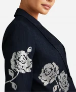 Ruby Marino Electric Bloom S01 2025 TV Series Tulip Aoki Rose Embroidry Denim Blazer