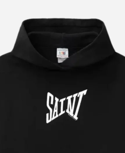 Saint Michael Saint Ribbon Black Hoodie