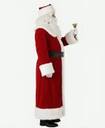 Santa Claus Christmas Long Coat - Red & White