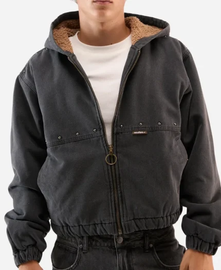 Scuffers Denim Dark Work Charcoal Grey Jacket