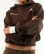 Scuffers With love Sign Brown Hoodie