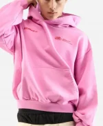 Scuffers With love Sign Hoodie - Pink