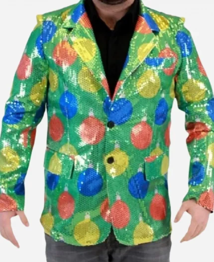 Sequin Ornaments Ugly Blazer