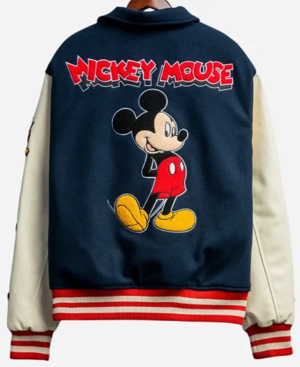 Shoe Palace x Disney's Mickey & Friends Mickey Mouse Icon Navy Blue Varsity Jacket