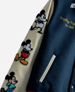 Shoe Palace x Disney's Mickey & Friends Mickey Mouse Icon Navy Varsity Jacket