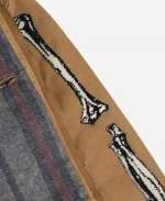 Skeleton Carhartt Vintage Brown Zipper Jacket