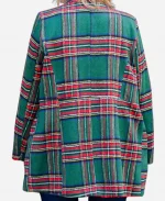 Stylish Christmas Emerald Plaid Blazer Jacket - For Men & Women