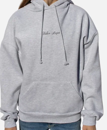 Subdued Fallen Angel Hoodie - Grey