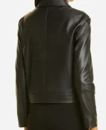 Supinder Wraich TV Series Allegiance 2024 Sabrina Sohal Black Leather Jacket
