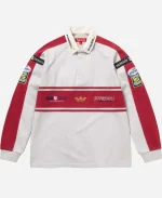 Supreme Chest Stripe Rugby White Jacket
