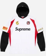 Supreme Hooded Soccer Jersey - White
