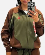 Supreme Jordan Tricot Jacket - olive