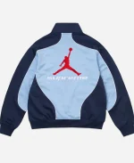 Supreme x Jordan Blue Tricot Track Jacket