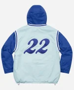 Supreme x Mitchell & Ness Quilted Sports Jacket - Blue