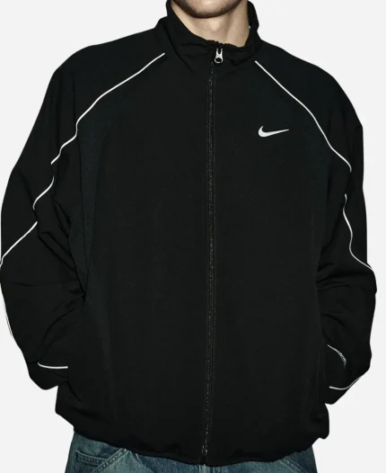 Supreme x Nike Mesh Panelling Black Track Jacket