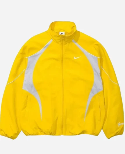 Supreme x Nike Mesh Panelling Yellow Track Jacket
