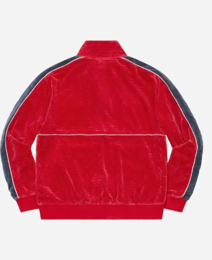 Supreme x Nike Velour Red Track Jacket