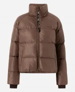 Svea Jakke Volume Puffer Brown Jacket
