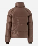 Svea Jakke Volume Puffer Jacket - Brown
