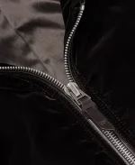 TOM FORD Full-Grain Leather Full zip Velvet Bomber Jacket