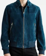 TOM FORD Slim-Fit Suede Bomber Jacket