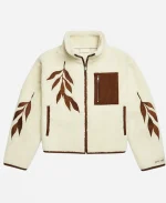 Taylor Swift Life is a Willow Sherpa Fleece Jacket - Cream