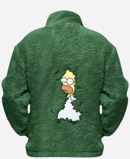 The Simpsons Homer Bush Green Zipper Jacket