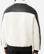 True Religion Faux Leather Racing Zipper Jacket  