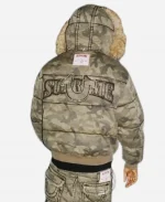 True Religion x Supreme 2025 Collaboration Puffer Hooded Jacket