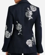 Tulip Aok Electric Bloom S01 2025 TV Series Ruby Marino Rose Embroidry Denim Blazer