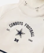 UNRL Cowboys Crossover Hoodie - White