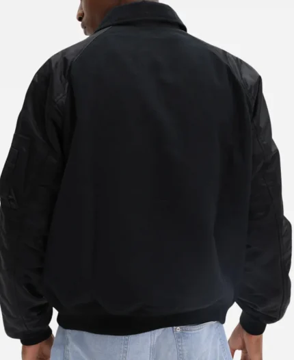 Unisex Adidas Y-3 Flight Black Zipper Jacket