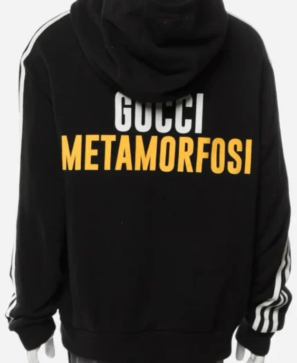 Unisex Adidas x Gucci Metamorfosi Black Pullover Hoodie
