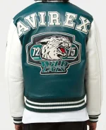 Unisex Avirex Champion Wildcat Full-Zip Varsity Leather Jacket