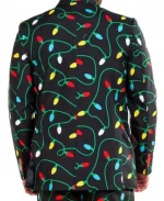 Unisex Big And Tall Christmas Black Blazer - For Sale