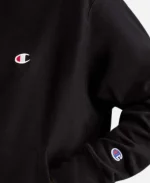 Unisex Champion Reverse Weave C Logo Pullover Hoodie - Black