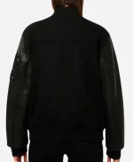 Unisex Chrome Hearts Multi Patch Black Letterman Varsity Jacket - For Sale