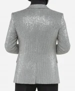 Unisex Daft Punk Sequin Halloween Costume Suit - Black, Silver & Golden
