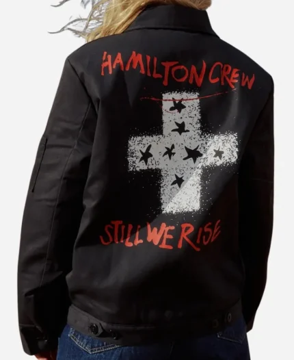 Unisex Lewis Hamilton +44 Steadman Stars Zip Up Quilted Jacket