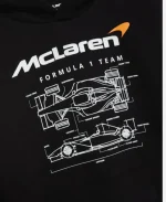 Unisex McLaren Formula 01 Team 2025 Core Essentials Orange & Black Hoodie