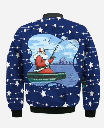 Unisex Merry Christmas Bomber Jacket