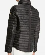 Unisex Michael Kaors Quilted Packable Black Puffer Jacket